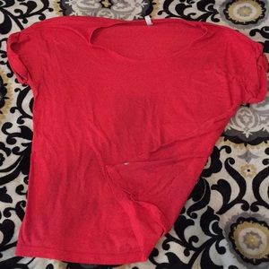 Red Fabletics Shirt